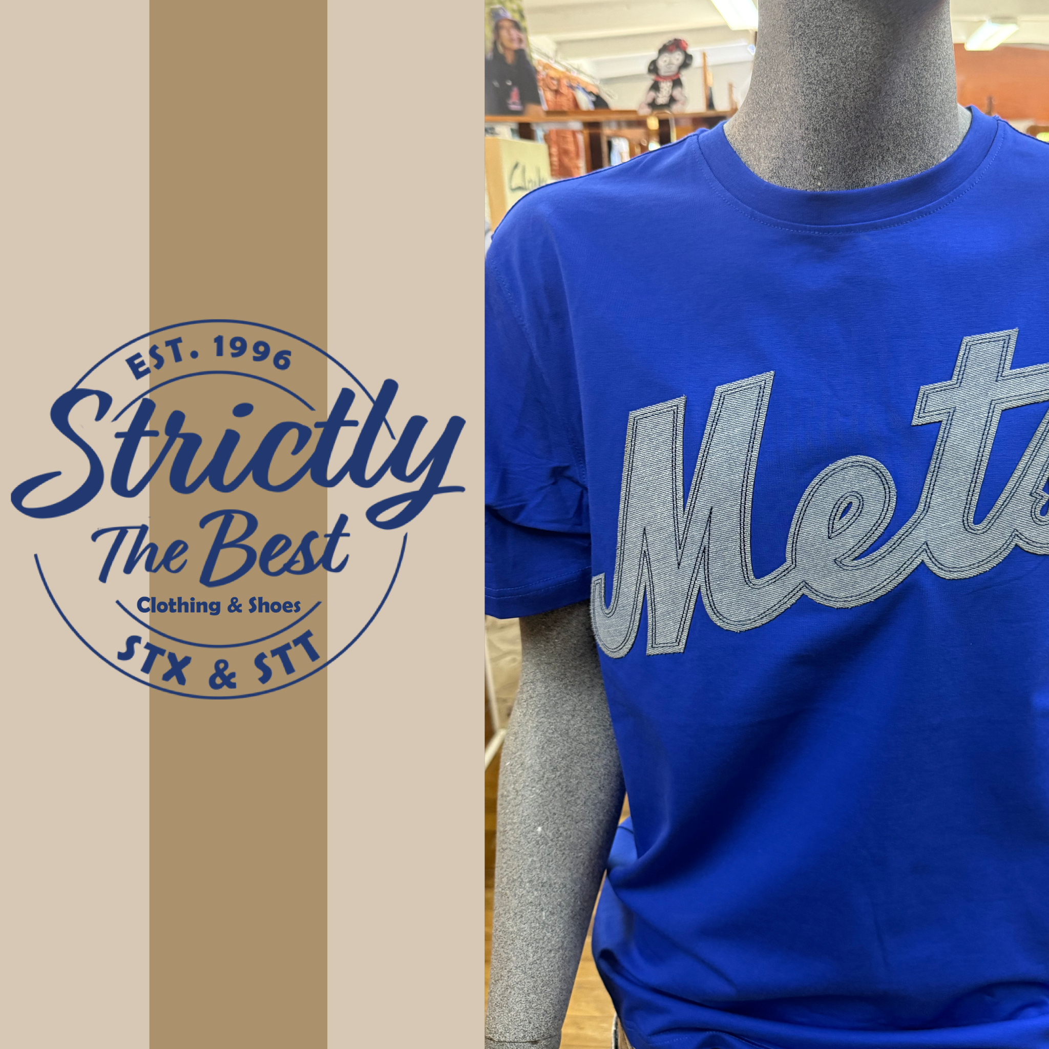 New York Mets Royal Blue Tee Set — Strictly The Best