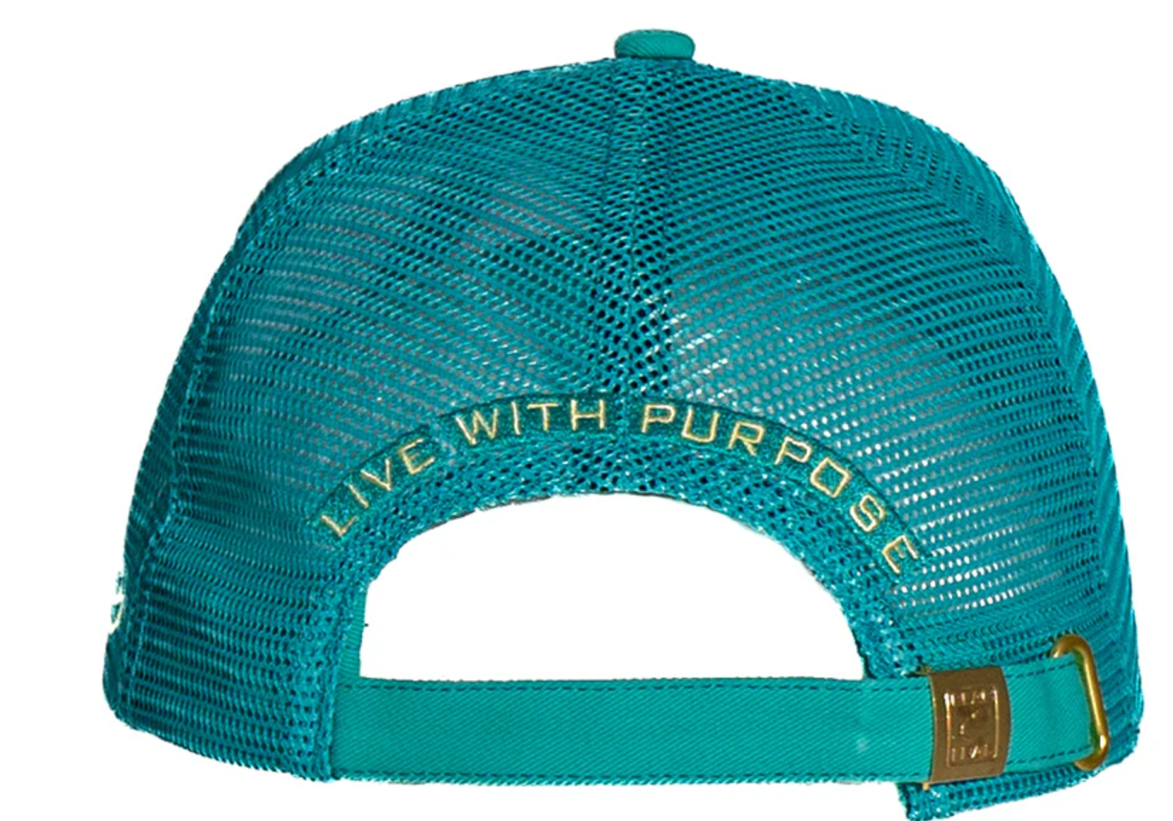 BLAC LEAF – Tropical Script Trucker Hat