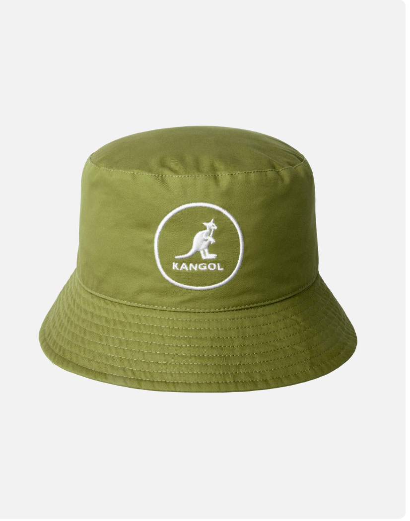 Kangol – Cotton Bucket Hat (Olive)