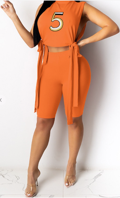 Sport Luxe 2-Piece Set – Orange Edition
