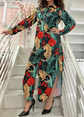 Jungle Luxe Maxi Dress – Bold, Elegant &amp; Fearless