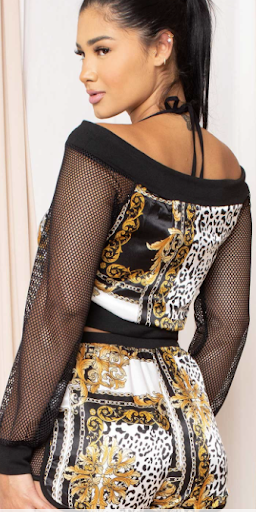 Royal Leopard Two-Piece Set – Bold, Glam &amp; Fashion Forward